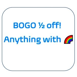 BOGO 1/2 off sale!